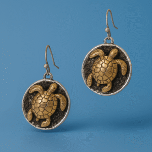 Vintage Turtle Earrings