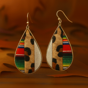 Animal Print & Mosaic Earrings