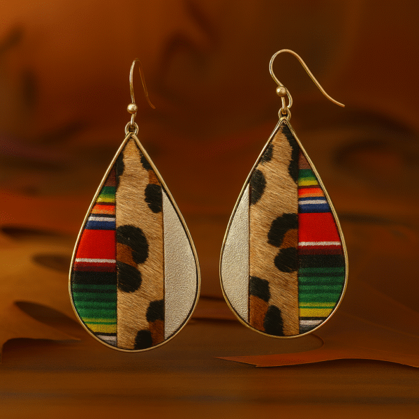 Animal Print & Mosaic Earrings