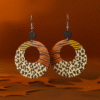 Animal Print Hoop Earrings