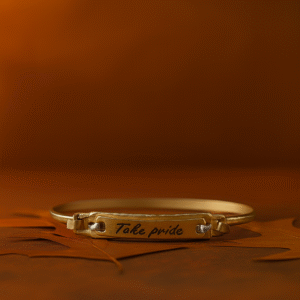 Take Bride Gold-Tone Bangle Bracelet