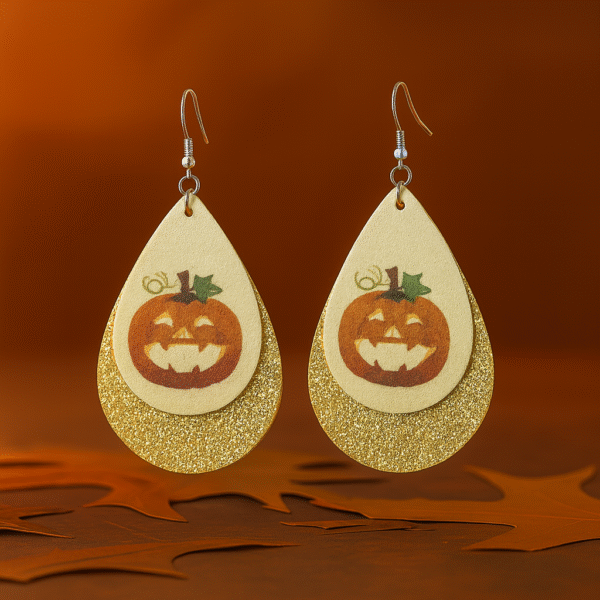 Pumpkin Drop Earrings