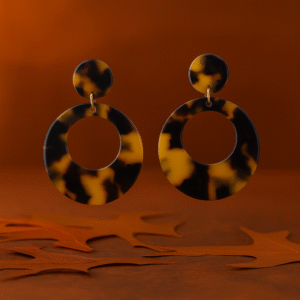 Animal Print Post Earrings