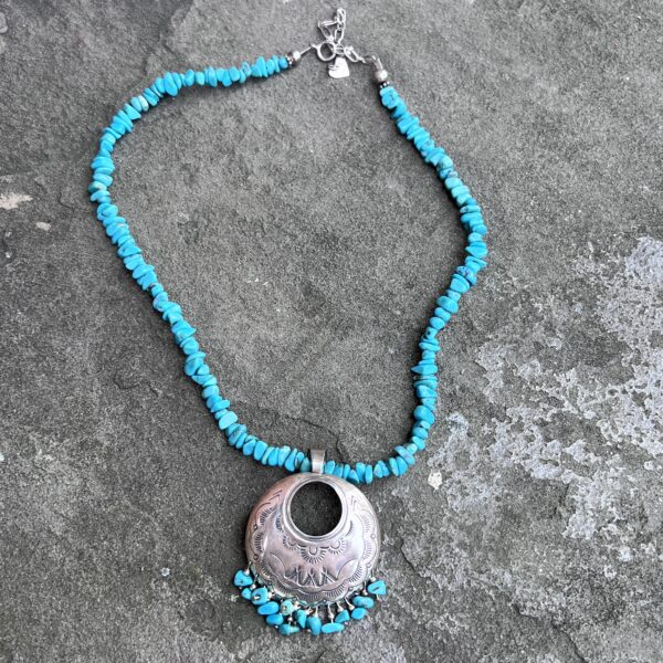 Turquoise Statement Necklace **Pre-Owned**