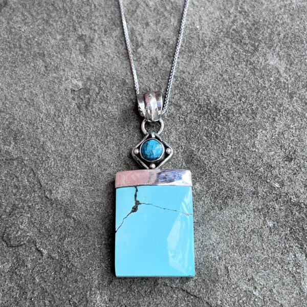 Turquoise Drop Pendant **Pre-Owned**