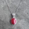 Red Statement Pendant **Pre-Owned**