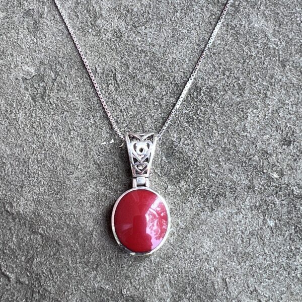 Red Statement Pendant **Pre-Owned**
