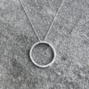 Diamond Circle Pendant **Pre-Owned**