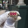 Ruby & Diamond Ring in 14k Gold **Pre-Owned**