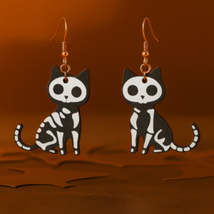 Spooky Cat Earrings