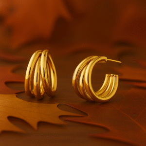 Triple Hoop Earrings