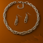 Chunky Chain & Earring Set