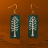 Vintage Look Tree of Life Earrings