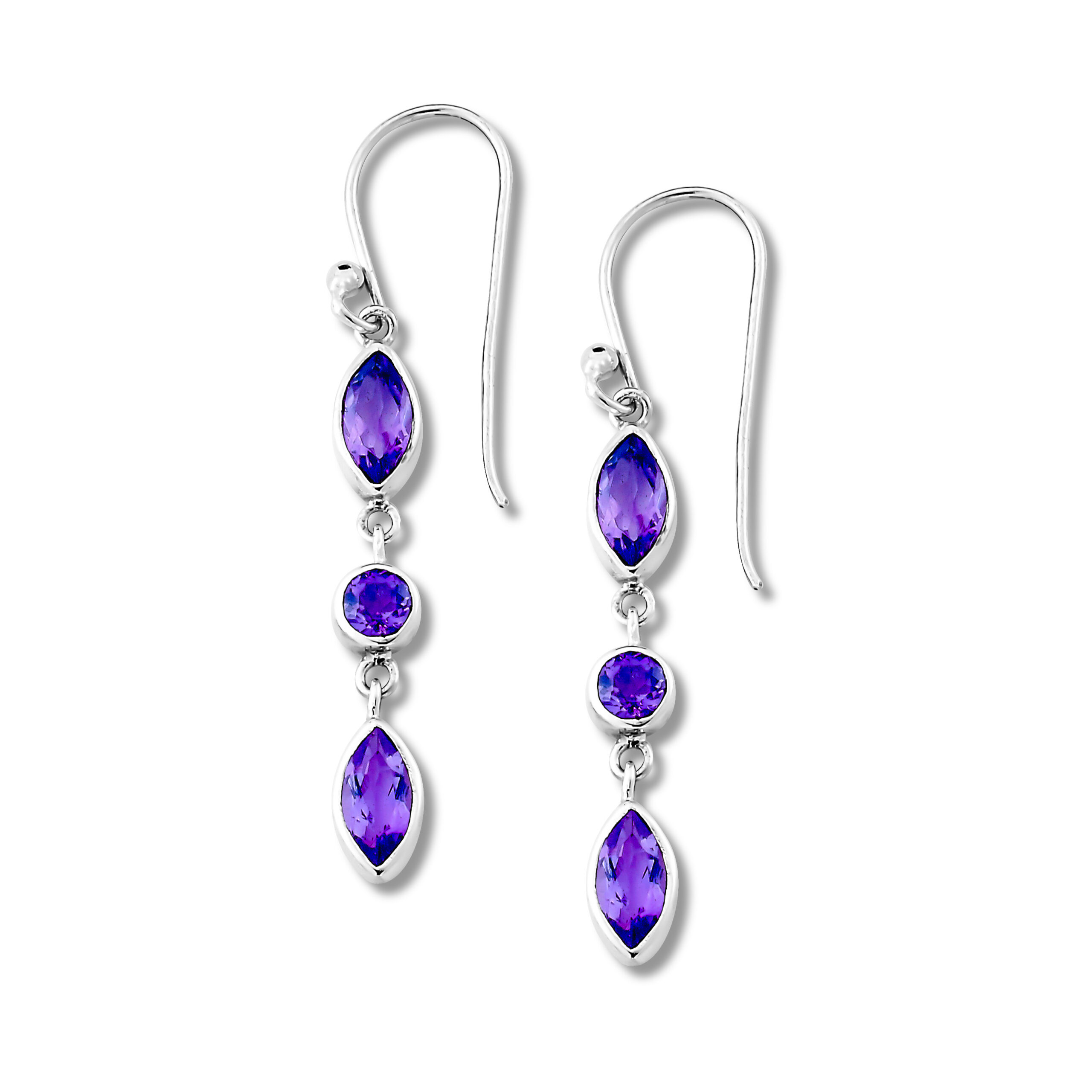 Amethyst Mahawu Earrings