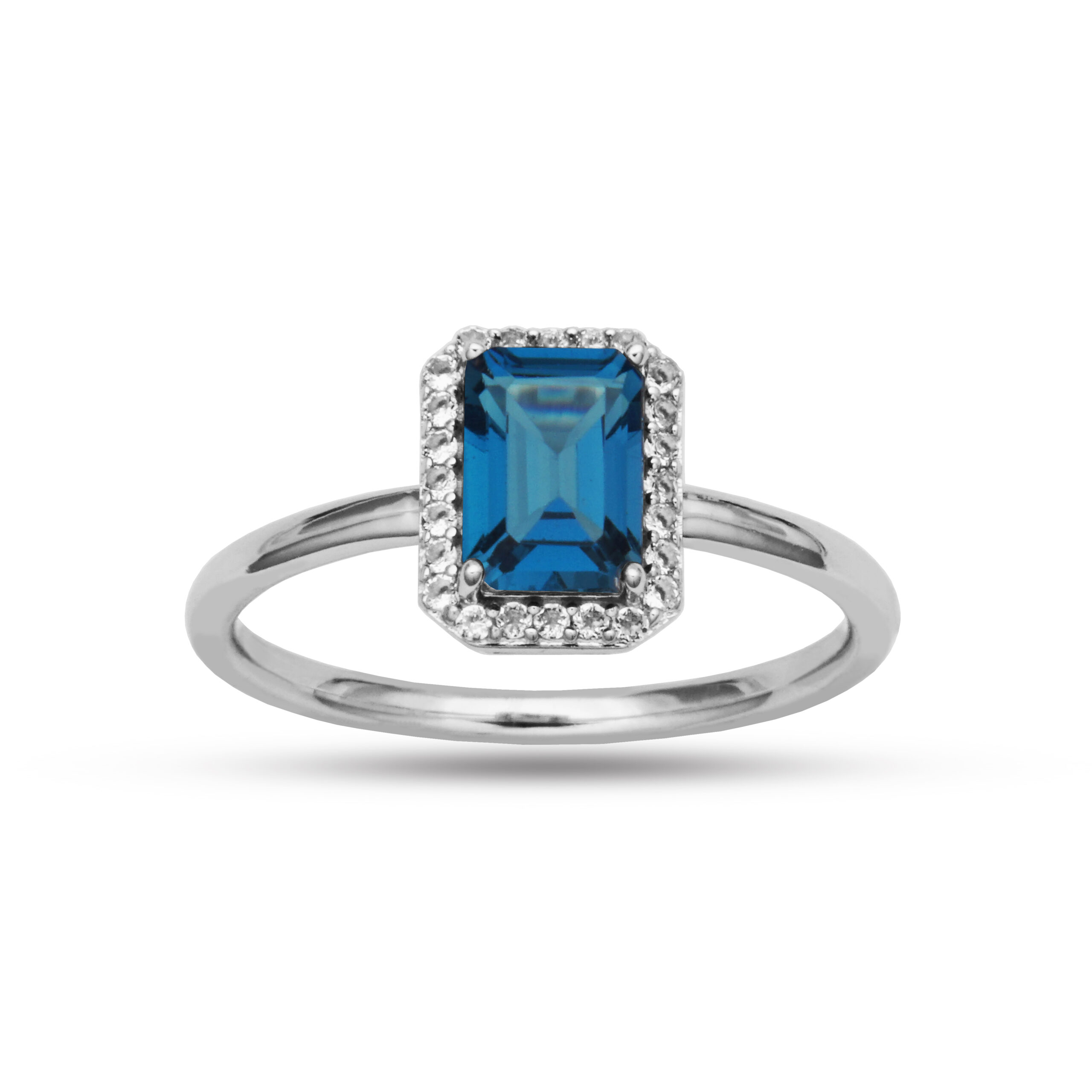 London Blue Topaz Glitz Ring
