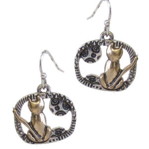 Pet lovers theme earrings - cat