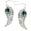 Abalone angel wing earrings