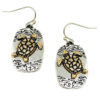 Sealife theme turtle earrings