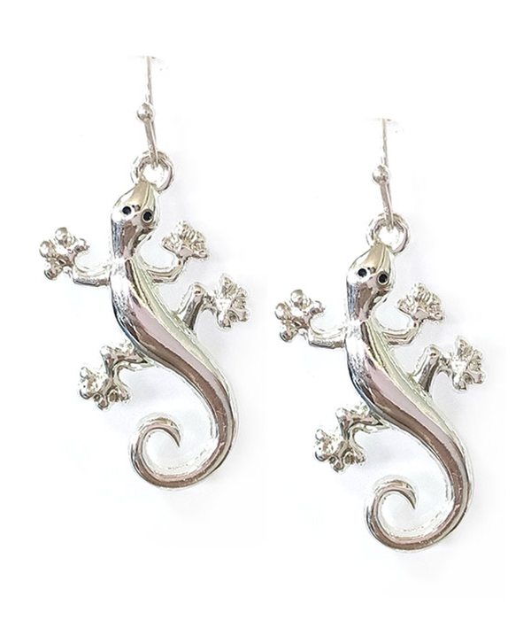 Lizard earrings