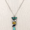 Mix stone pendant necklace