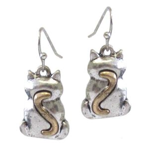 Pet lovers theme earrings - cat