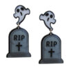 Halloween theme ghost earring - rip