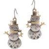 Snowman Earrings
