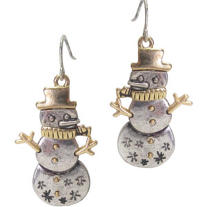Snowman Earrings