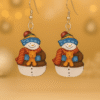 Snowman & Stuffed Animal Earrings