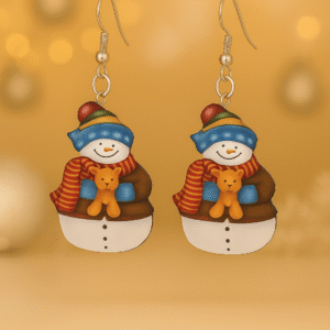 Snowman & Stuffed Animal Earrings