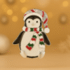 Christmas Penguin Brooch Pin